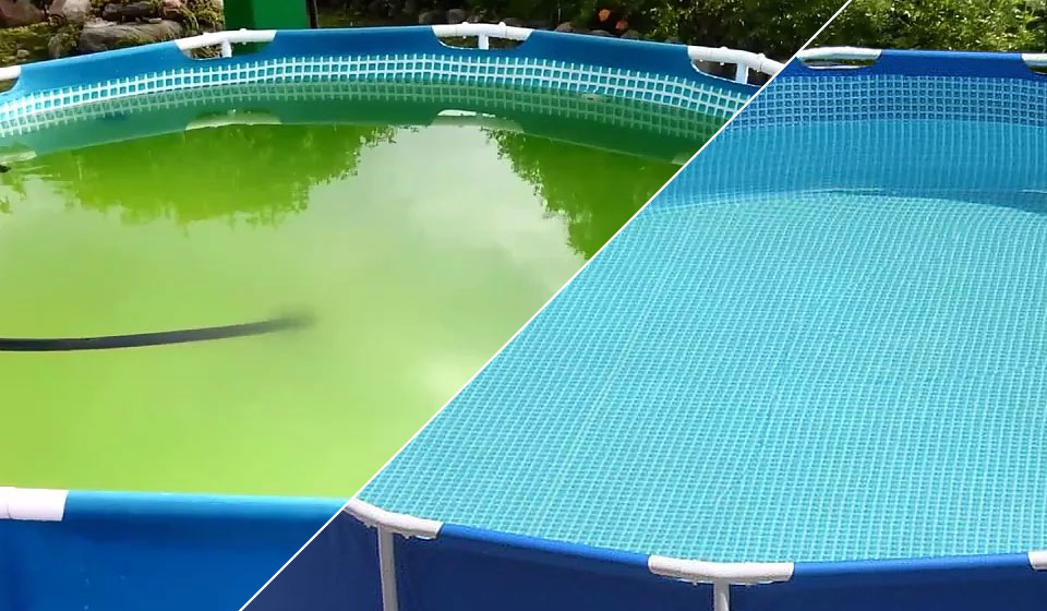 Как избежать зеленеющей воды в бассейне? Обзор методов и средств для очистки воды
