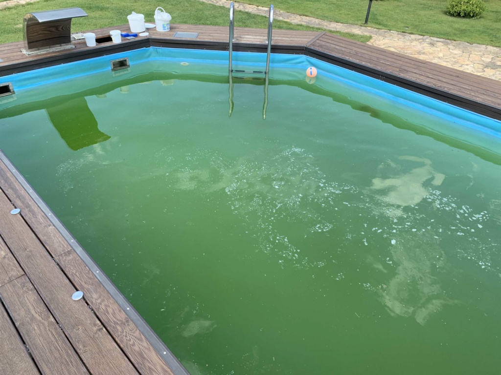 Как избежать зеленеющей воды в бассейне? Обзор методов и средств для очистки воды