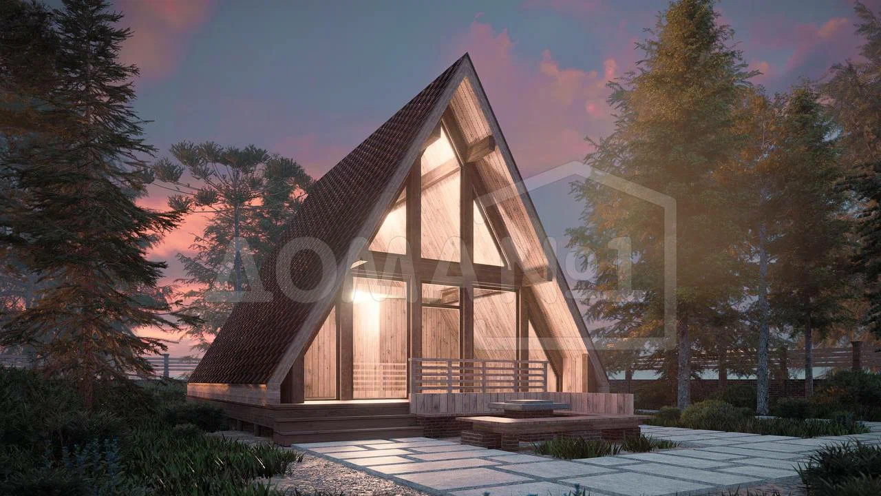 Дом в стиле A-Frame – это идеальный вариант для…
