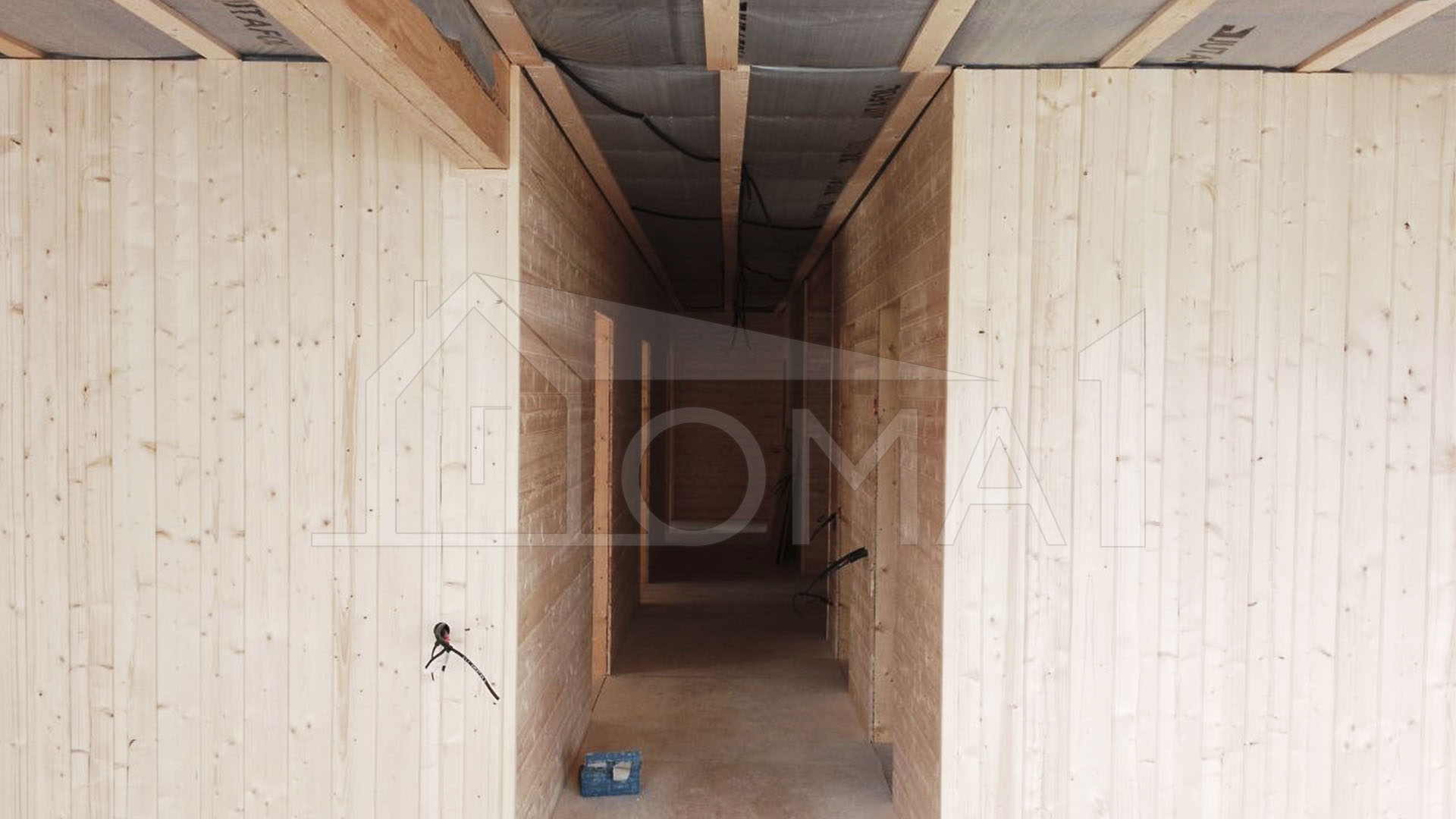 Каркасный дом с 5 спальнями - 19,2х14,0 м