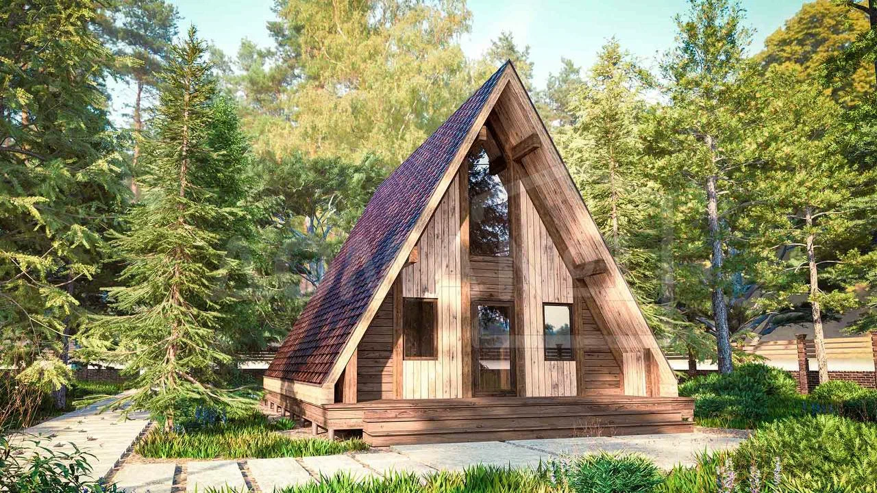 Дом в стиле A-Frame – это идеальный вариант для…