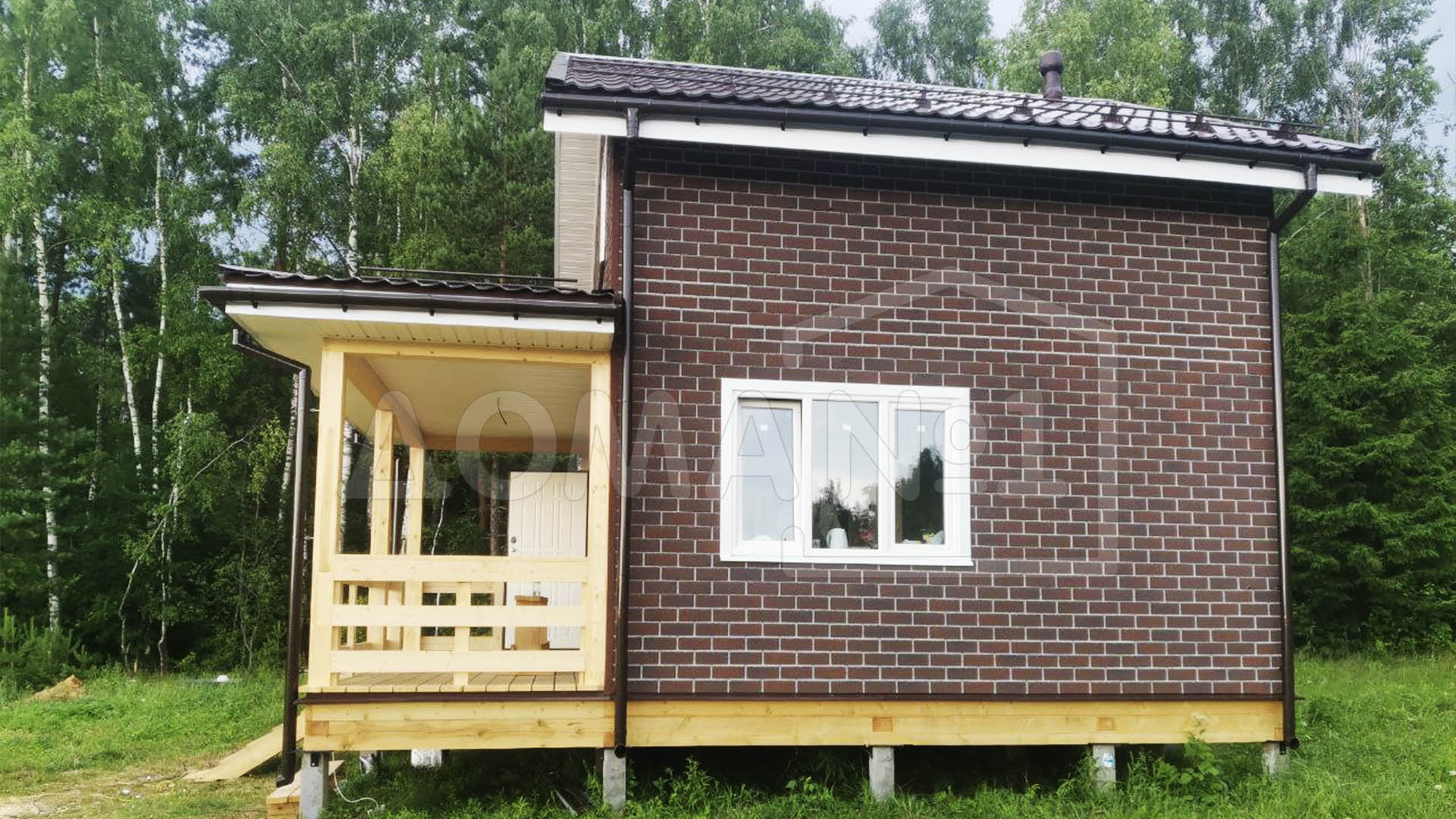 Дом из СИП панелей по проекту «Альмерия» - 7,3 х 6,9 м
