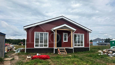 Каркасный дом Индивидуальный проект Площадь 98,0 м² - Строительная компания Дома 1