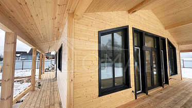 Каркасный дом Барнхаус-90 Площадь 119,6 м² - Строительная компания Дома 1