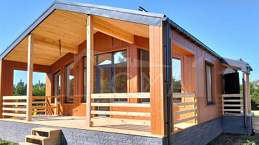 Каркасный дом Барнхаус-90 Площадь 87,6 м² - Строительная компания Дома 1