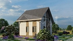 Проект каркасного дома Боровск Площадь 112 м² Цена 3 696 609 ₽ - Строительная компания Дома 1 - Изображение №7