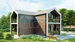 Проект каменного дома Барнхаус-268 Площадь 268 м² Цена 17 966 517 ₽ - Строительная компания Дома 1 - Изображение №7