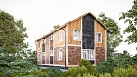 Проект дома из СИП-панелей Тобольск Площадь 256 м² Цена 6 130 038 ₽ - Строительная компания Дома 1 - Изображение №7