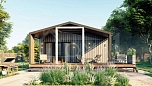 Проект каркасного дома Барнхаус-70 Площадь 70 м² Цена 2 969 380 ₽ - Строительная компания Дома 1 - Изображение №2