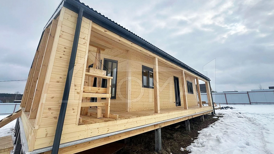 Проект каркасного дома Барнхаус-90 Площадь 90 м² Цена 3 053 320 ₽ - Строительная компания Дома 1 - Изображение №15