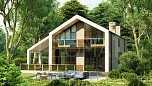 Проект каменного дома Барнхаус-265 Площадь 265 м² Цена 17 765 399 ₽ - Строительная компания Дома 1 - Изображение №3