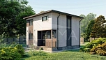 Проект дома из СИП-панелей Ницца 8x8 Площадь 128 м² Цена 3 676 833 ₽ - Строительная компания Дома 1 - Изображение №3