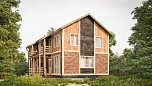 Проект дома из СИП-панелей Тобольск Площадь 256 м² Цена 6 130 038 ₽ - Строительная компания Дома 1 - Изображение №6