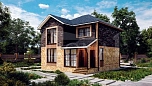 Проект дома из СИП-панелей Леон Площадь 142 м² Цена 3 851 336 ₽ - Строительная компания Дома 1 - Изображение №1