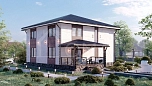 Проект каркасного дома Ницца-maxi Площадь 231 м² Цена 6 817 498 ₽ - Строительная компания Дома 1 - Изображение №2