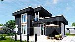 Проект дома из СИП-панелей Ванкувер Площадь 226 м² Цена 7 369 408 ₽ - Строительная компания Дома 1 - Изображение №3
