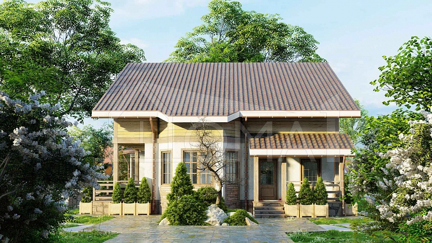 Проект дома из СИП-панелей Кирсанов Площадь 281 м² Цена 6 138 259 ₽ - Строительная компания Дома 1 - Изображение №9