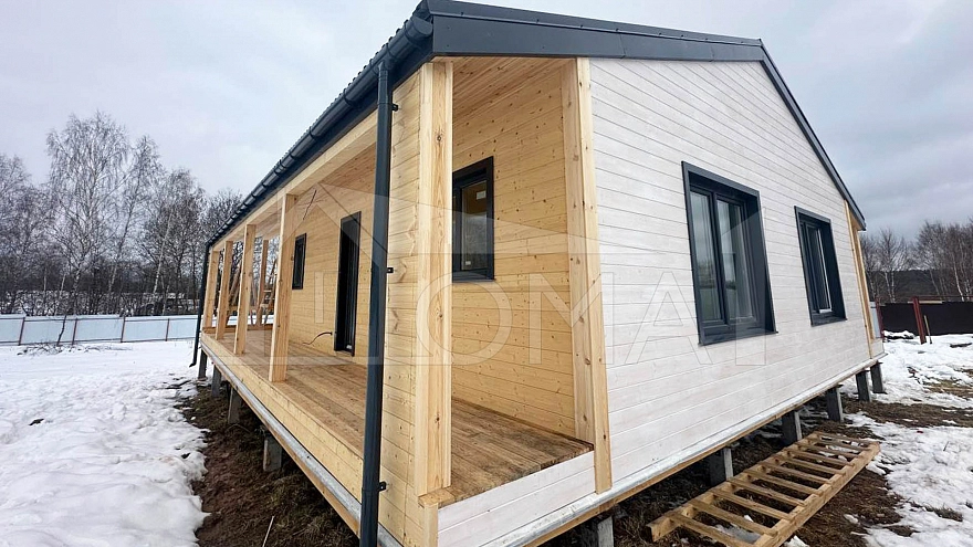 Проект каркасного дома Барнхаус-90 Площадь 90 м² Цена 3 053 320 ₽ - Строительная компания Дома 1 - Изображение №16