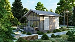 Проект каменного дома Кинешма Площадь 128 м² Цена 7 594 277 ₽ - Строительная компания Дома 1 - Изображение №6