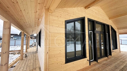Каркасный дом Барнхаус-90 Площадь 119,6 м² - Строительная компания Дома 1