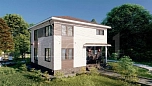 Проект каркасного дома Ницца 9х9 Площадь 164 м² Цена 5 511 875 ₽ - Строительная компания Дома 1 - Изображение №8