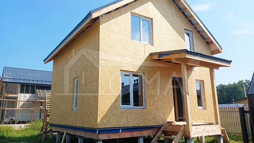 Проект дома из СИП-панелей Садбери-оптима Площадь 112 м² Цена 3 633 463 ₽ - Строительная компания Дома 1 - Изображение №16
