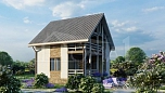 Проект каркасного дома Боровск Площадь 112 м² Цена 3 696 609 ₽ - Строительная компания Дома 1 - Изображение №5