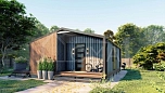 Проект дома из СИП-панелей Барнхаус-70 Площадь 70 м² Цена 2 994 145 ₽ - Строительная компания Дома 1 - Изображение №3