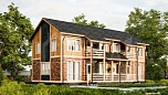 Проект дома из СИП-панелей Тобольск Площадь 256 м² Цена 6 130 038 ₽ - Строительная компания Дома 1 - Изображение №1