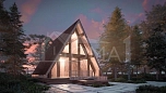 Проект дома из СИП-панелей Афрэйм-80 Площадь 80 м² Цена 3 757 299 ₽ - Строительная компания Дома 1 - Изображение №9