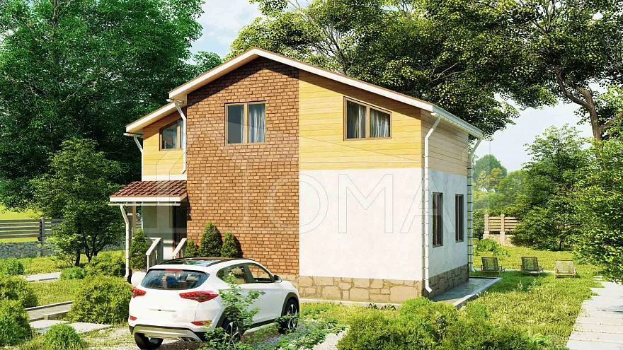 Проект дома из СИП-панелей Ковров Площадь 144 м² Цена 3 795 093 ₽ - Строительная компания Дома 1 - Изображение №5