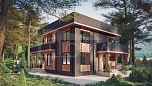 Проект дома из СИП-панелей Сакраменто Площадь 211 м² Цена 7 238 224 ₽ - Строительная компания Дома 1 - Изображение №5
