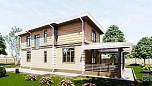 Проект дома из СИП-панелей Кернхоф Площадь 200 м² Цена 5 726 144 ₽ - Строительная компания Дома 1 - Изображение №4