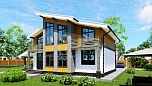 Проект каркасного дома Тренто Площадь 186 м² Цена 6 667 175 ₽ - Строительная компания Дома 1 - Изображение №3