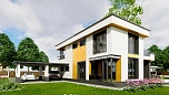 Проект дома из СИП-панелей Калгари Площадь 292 м² Цена 9 511 592 ₽ - Строительная компания Дома 1 - Изображение №4