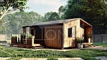 Проект каркасного дома Барнхаус-63 Площадь 63 м² Цена 3 014 221 ₽ - Строительная компания Дома 1 - Изображение №3