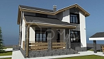 Проект каменного дома Саверн Площадь 175 м² Цена 9 302 580 ₽ - Строительная компания Дома 1 - Изображение №3