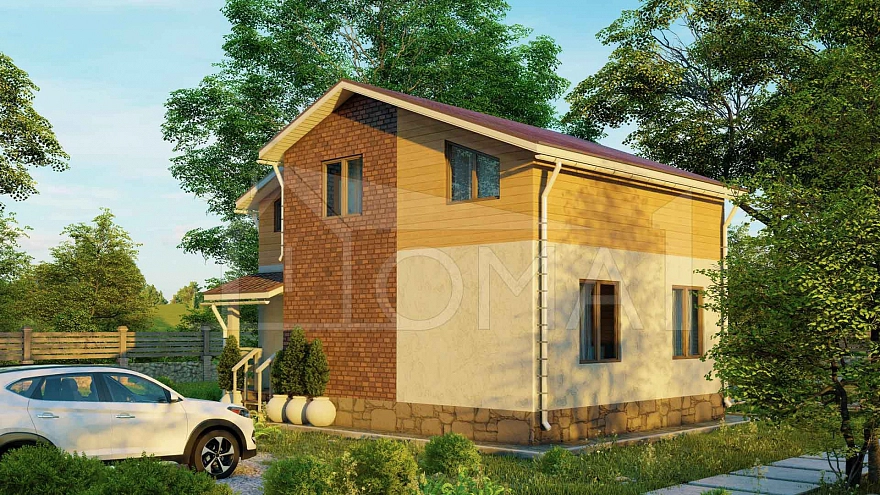 Проект дома из СИП-панелей Ковров Площадь 144 м² Цена 4 060 750 ₽ - Строительная компания Дома 1 - Изображение №7