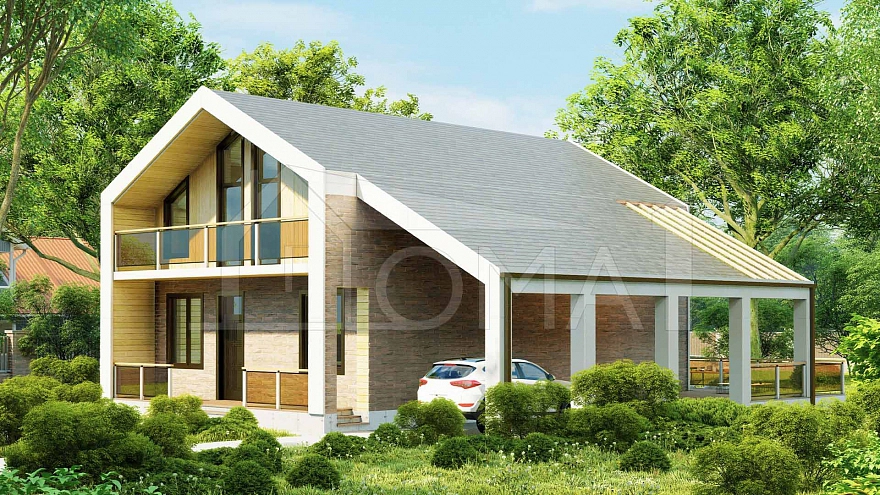 Проект каменного дома Барнхаус-265 Площадь 265 м² Цена 17 765 399 ₽ - Строительная компания Дома 1 - Изображение №5