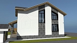 Проект каменного дома Саверн Площадь 175 м² Цена 9 302 580 ₽ - Строительная компания Дома 1 - Изображение №4
